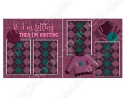 (image for) If I'm Sitting Then I'm Knitting
