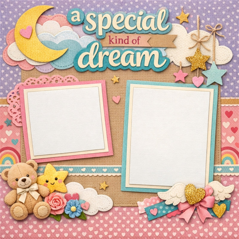 A special kind of dream-Premade Scrapbook Page