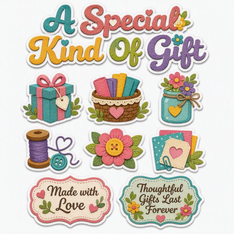 A Special Kind Of Gift-Premade Cutout Set