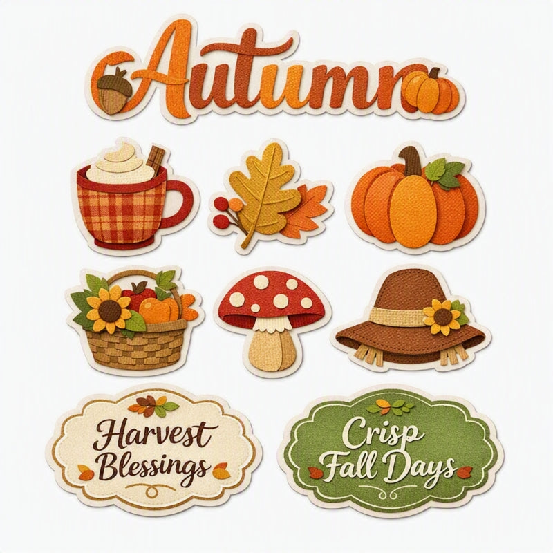 Autumn-Premade Cutout Set