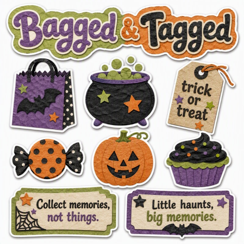 Bagged & Tagged-Premade Cutout Set