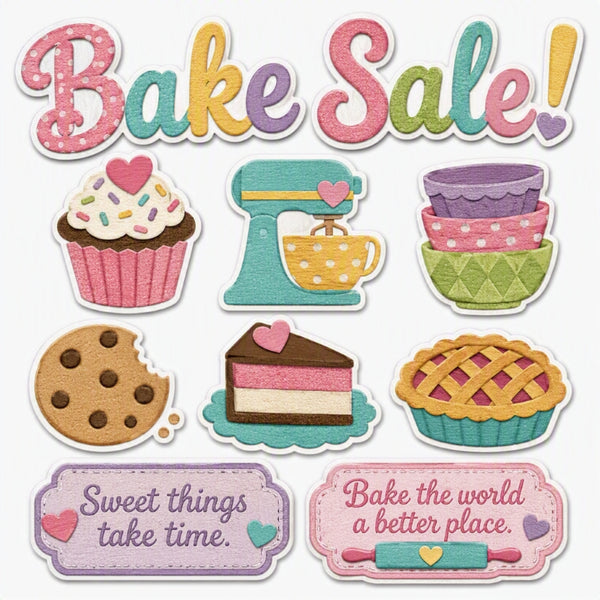 Bake Sale!-Premade Cutout Set