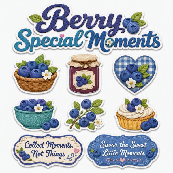 Berry Special Moments-Premade Cutout Set