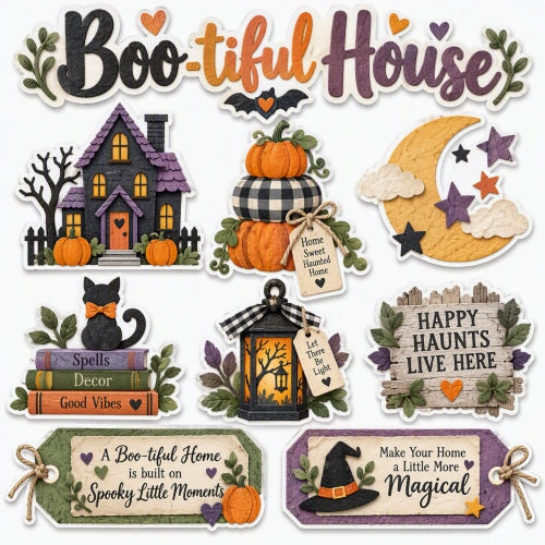 Boo-tiful House-Premade Cutout Set