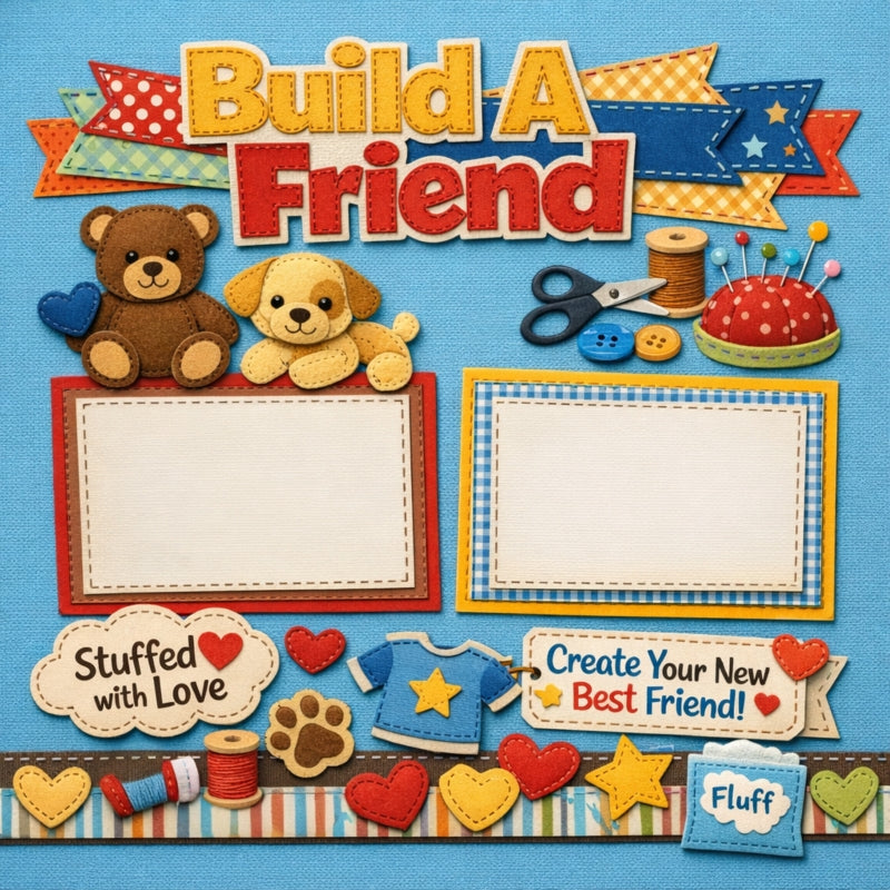 Build A Friend-Premade Scrapbook Page