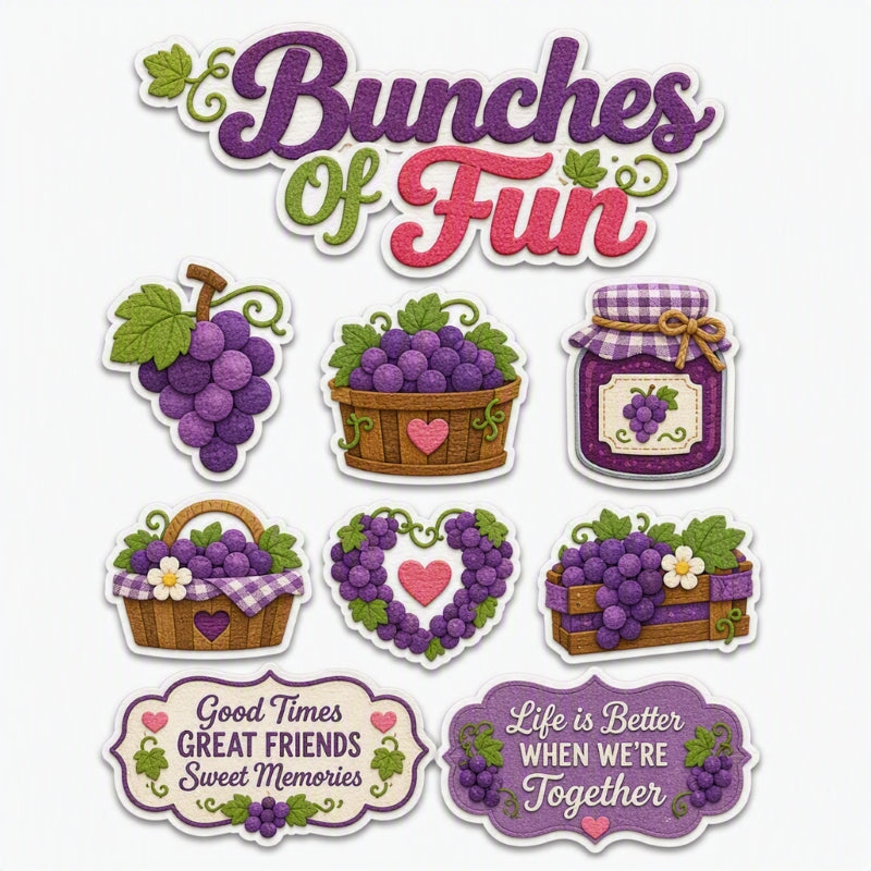 Bunches Of Fun-Premade Cutout Set