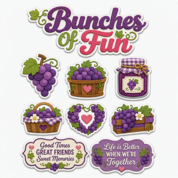 Bunches Of Fun-Premade Cutout Set