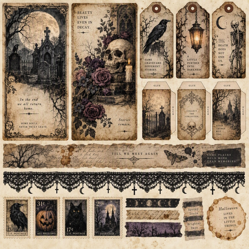 Collect The Forgotten-Premade Junk Journal Page