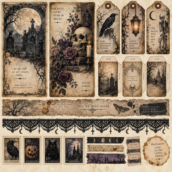 Collect The Forgotten-Premade Junk Journal Page