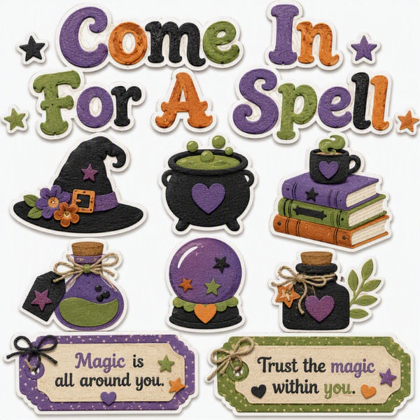 Come In For A Spell-Premade Cutout Set