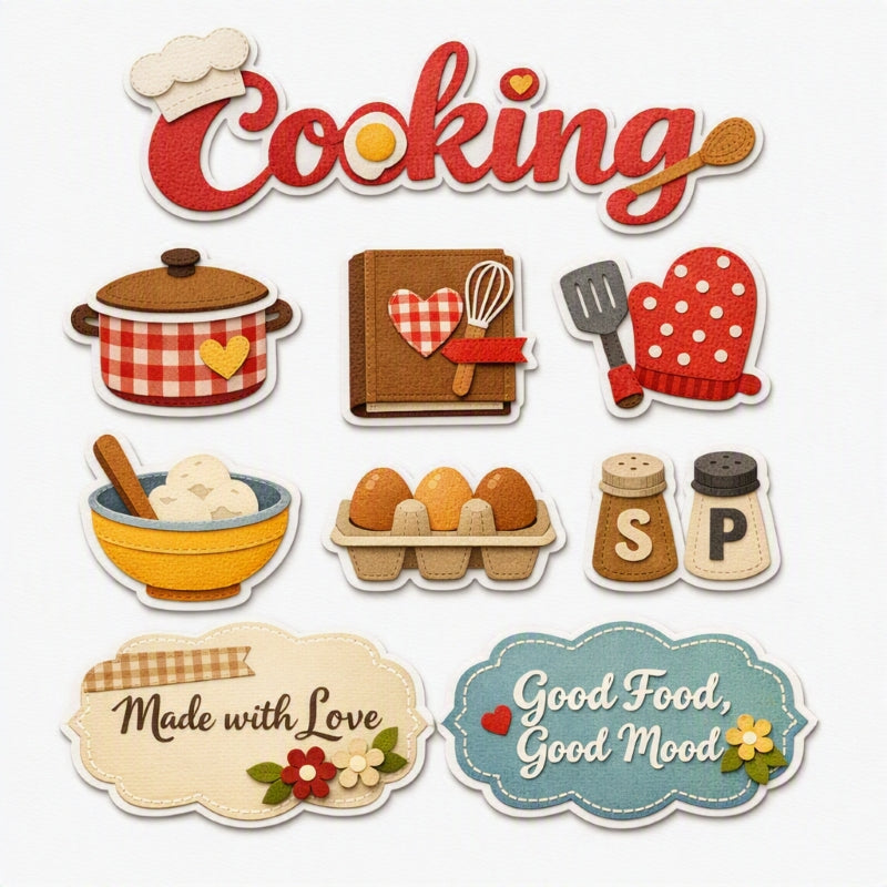 Cooking-Premade Cutout Set