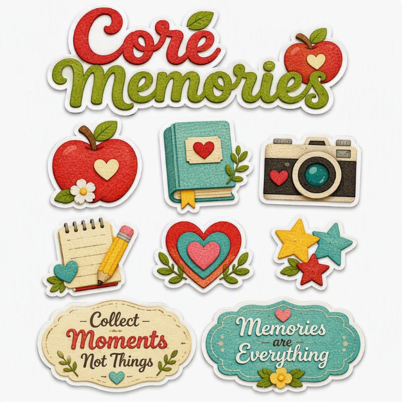 Core Memories-Premade Cutout Set