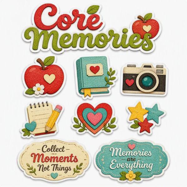 Core Memories-Premade Cutout Set