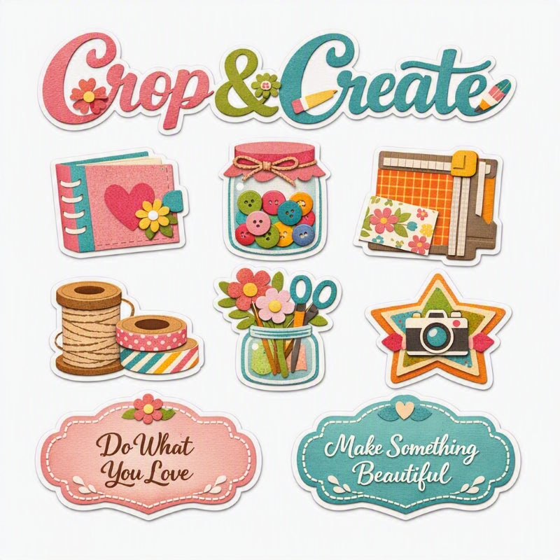 Crop & Create-Premade Cutout Set