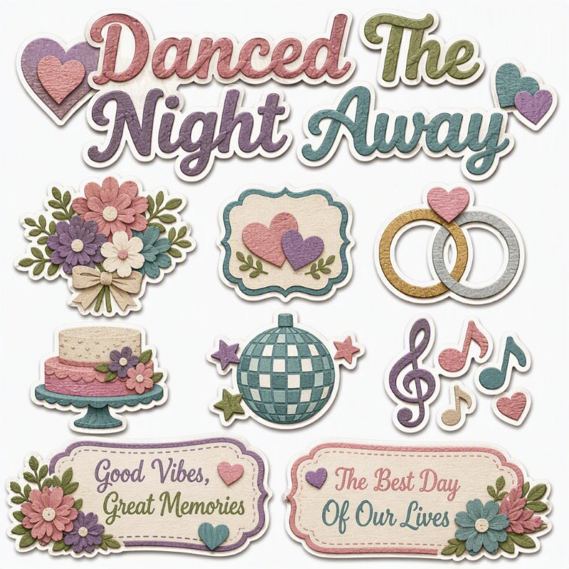 Danced The Night Way-Premade Cutout Set