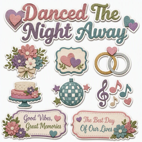 Danced The Night Way-Premade Cutout Set