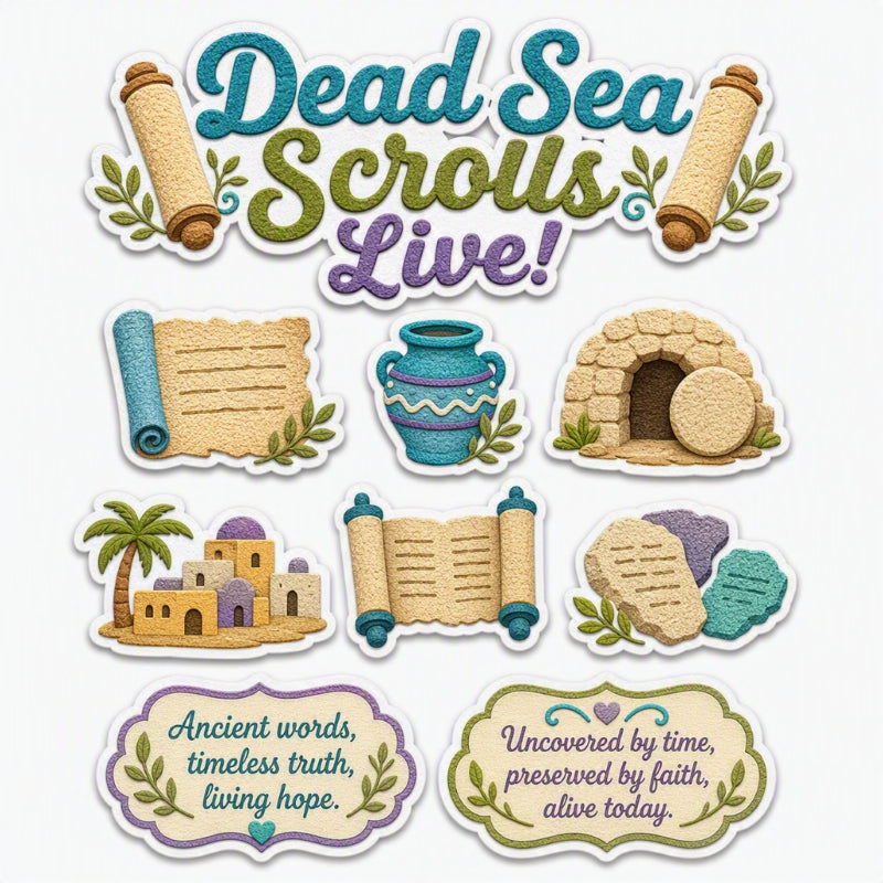 Dead Sea Scrolls Live!-Premade Cutout Set