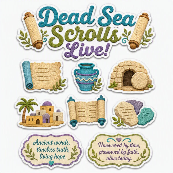 Dead Sea Scrolls Live!-Premade Cutout Set
