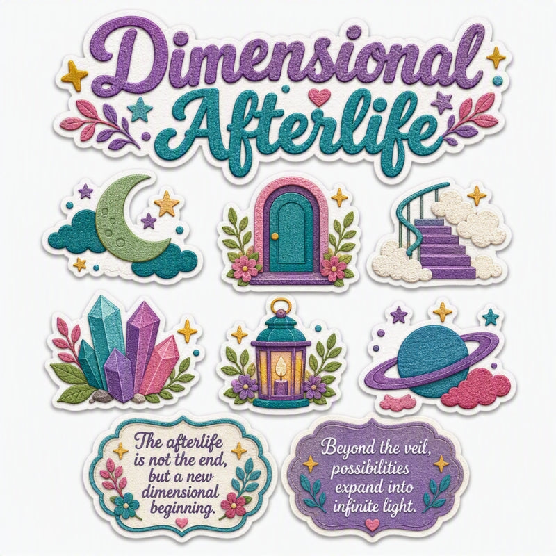 Dimensional Afterlife-Premade Cutout Set
