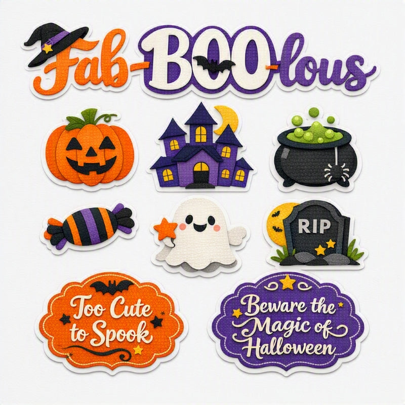 Fab-Boo-lous-Premade Cutout Set