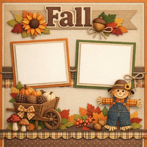 Fall-Premade Scrapbook Page