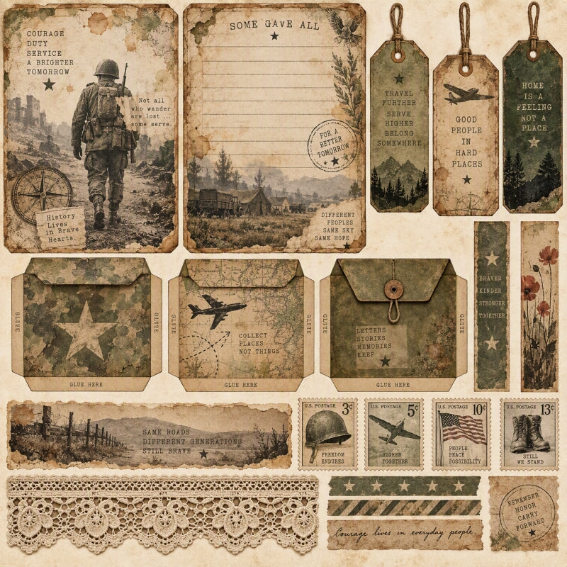 For A Better Tomorrow-Premade Junk Journal Page