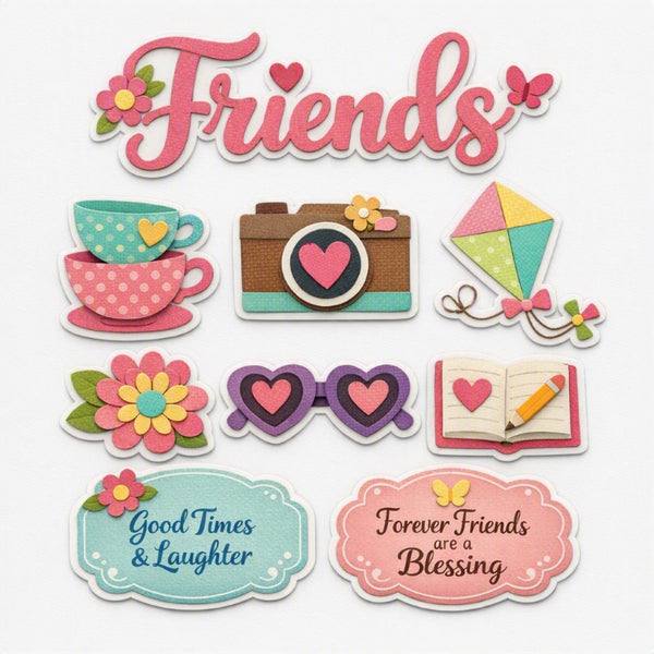 Friends-Premade Cutout Set