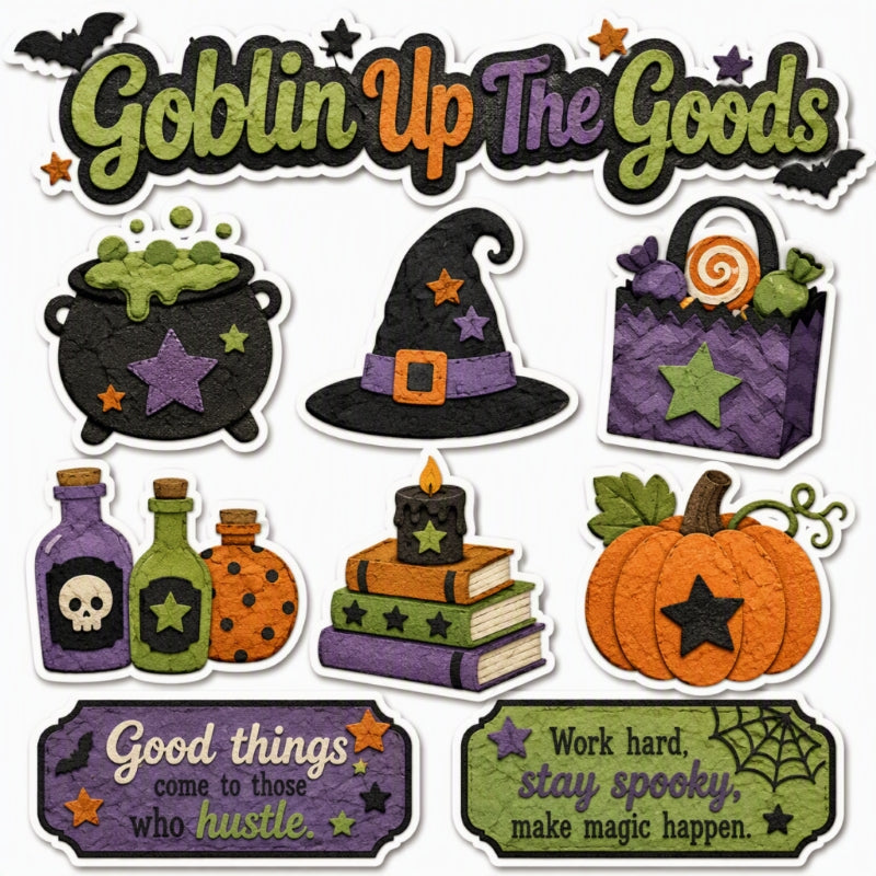 Goblin Up The Goods-Premade Cutout Set