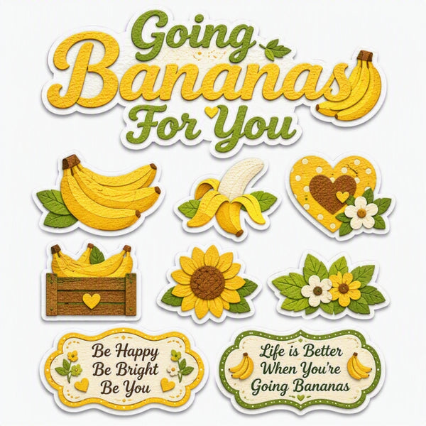 Going Bananas For You-Premade Cutout Set