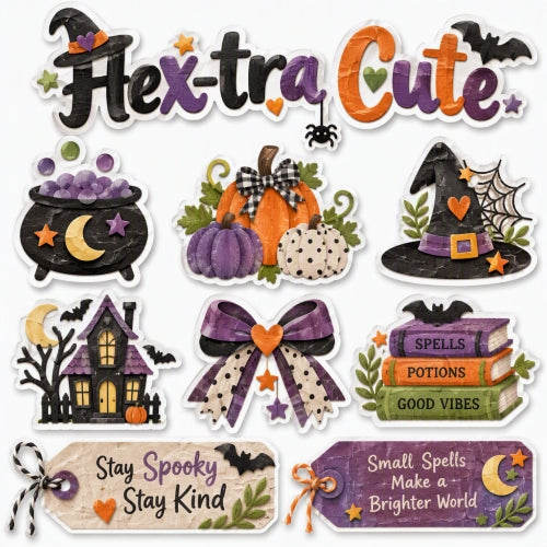 Hex-tra Cute-Premade Cutout Set