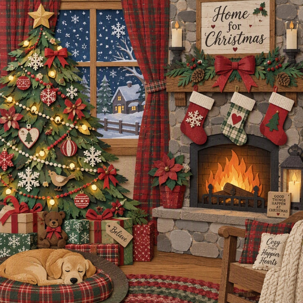 Home for Christmas-Premade Creative Craft Page
