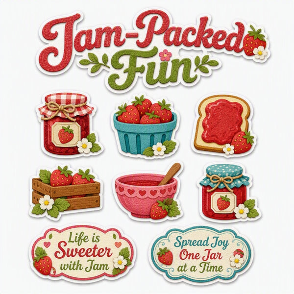 Jam-Packed Fun-Premade Cutout Set