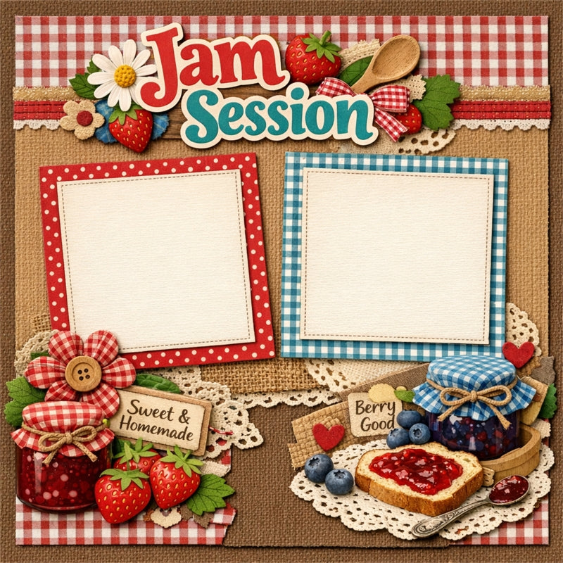 Jam Session-Premade Scrapbook Page