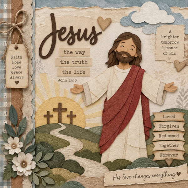 Jesus-Premade Creative Craft Page