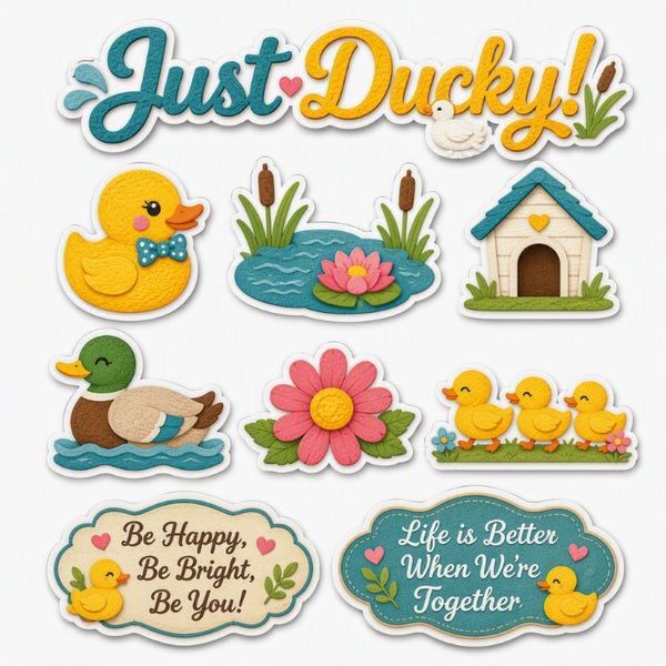 Just Ducky!-Premade Cutout Set