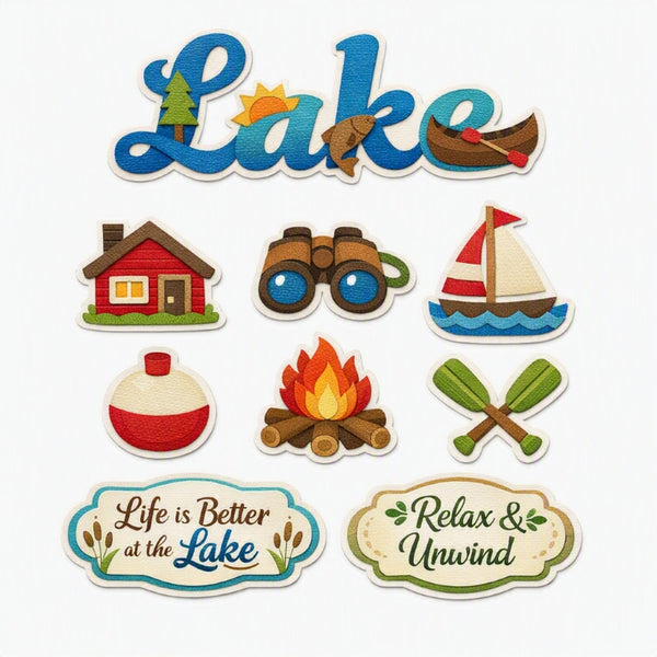 Lake-Premade Cutout Set