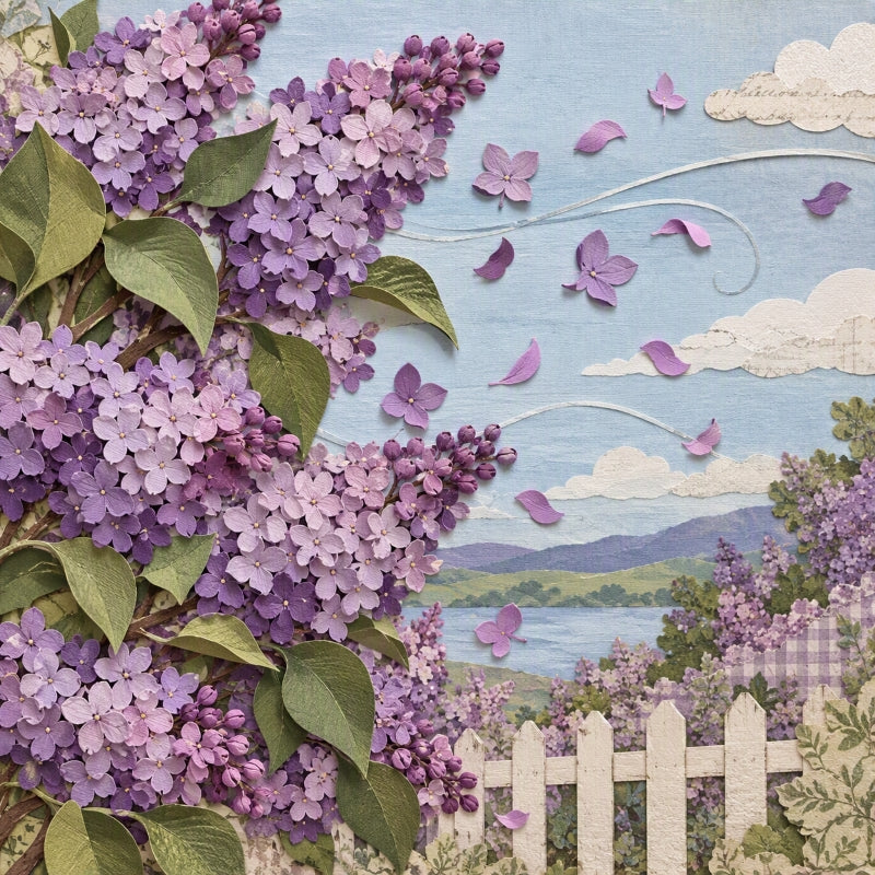 Lilac Winds-Premade Creative Craft Page