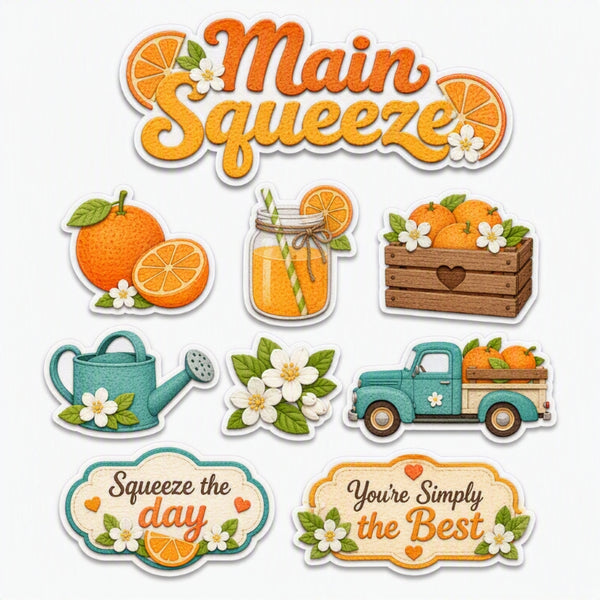 Main Squeeze-Premade Cutout Set