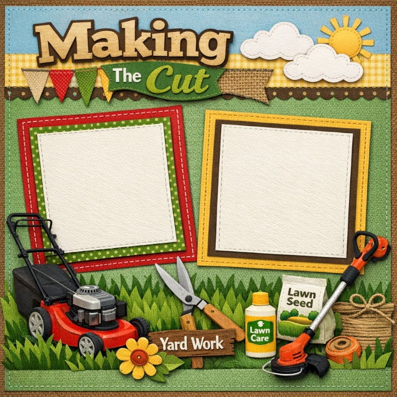 Making The Cut-Premade Scrapbook Page