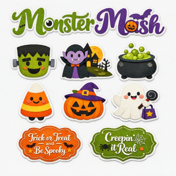 Monster Mash-Premade Cutout Set
