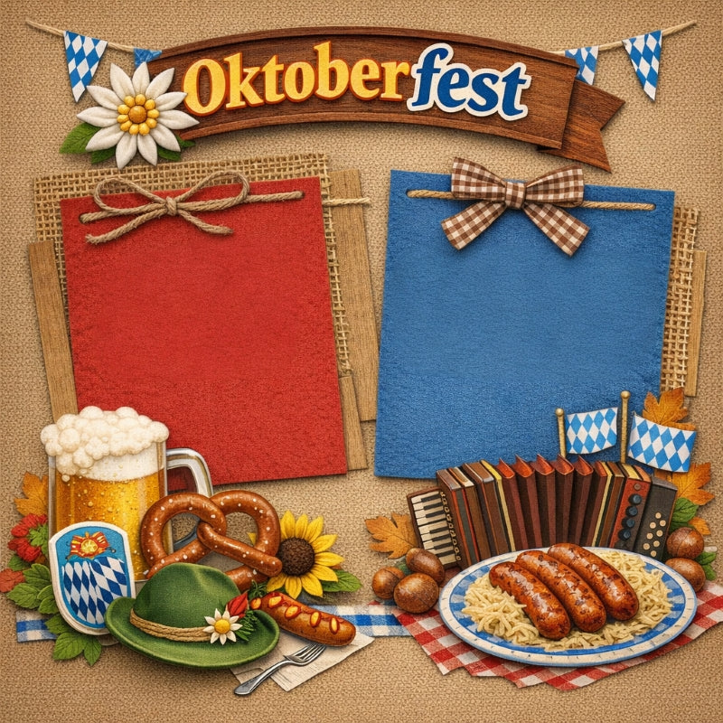 Oktoberfest-Premade Scrapbook Page