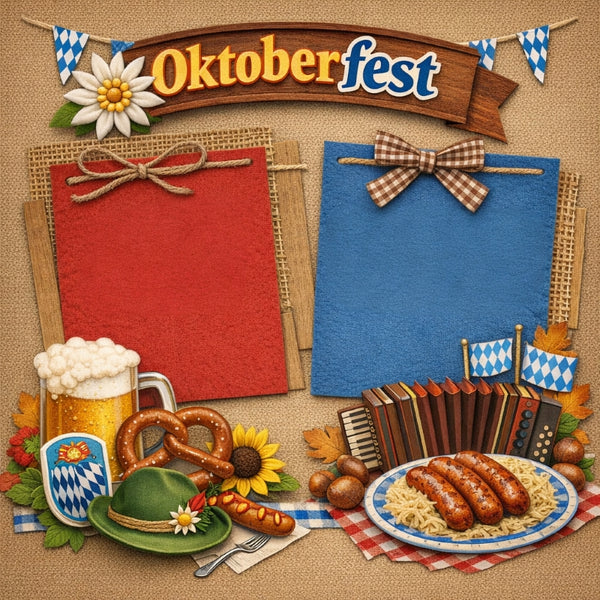 Oktoberfest-Premade Scrapbook Page