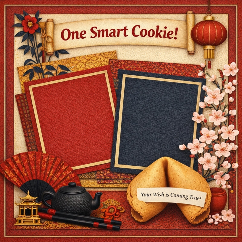 One Smart Cookie!-Premade Scrapbook Page