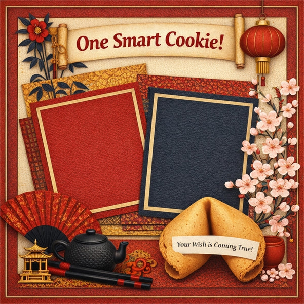 One Smart Cookie!-Premade Scrapbook Page