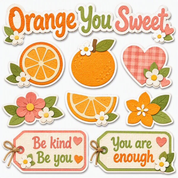 Orange You Sweet-Premade Cutout Set