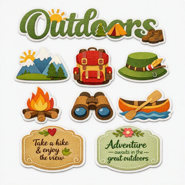 Outdoors-Premade Cutout Set
