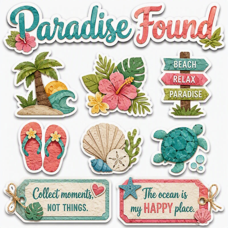Paradise Found-Premade Cutout Set