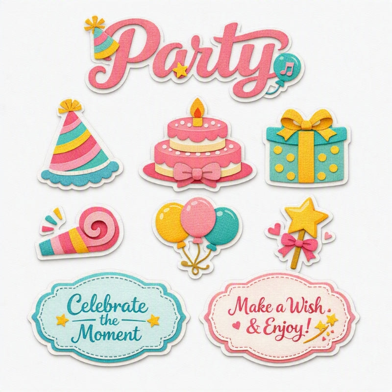 Party-Premade Cutout Set