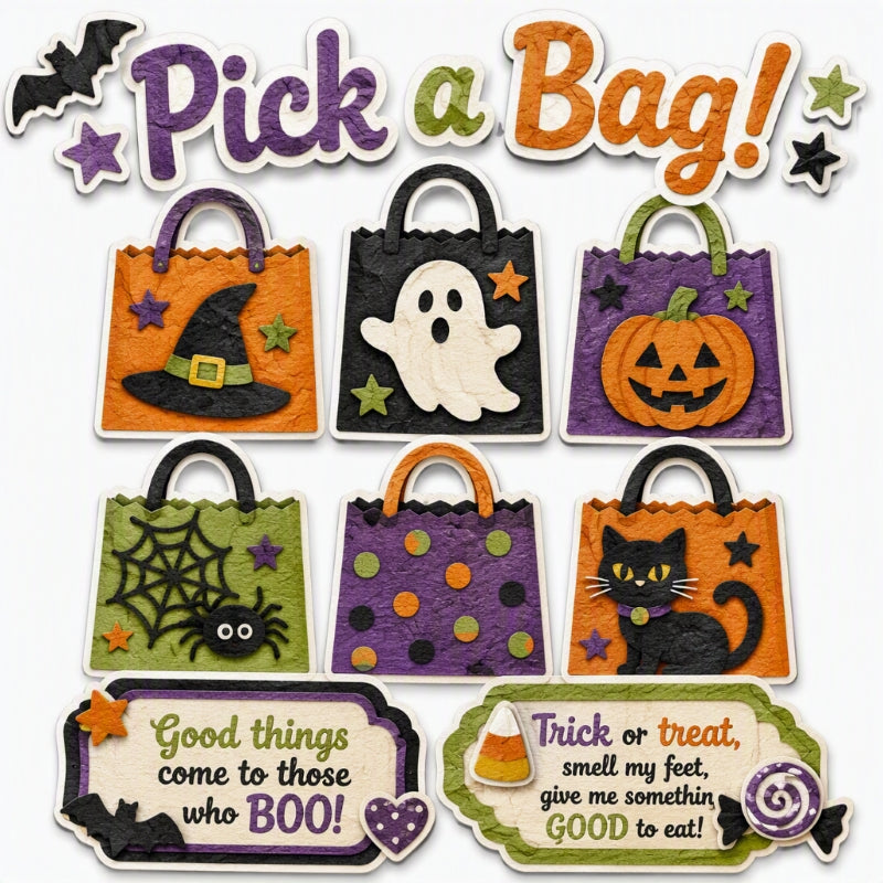 Pick A Bag!-Premade Cutout Set