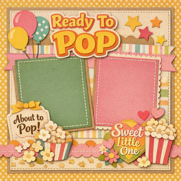 Ready To Pop-Premade Scrapbook Page